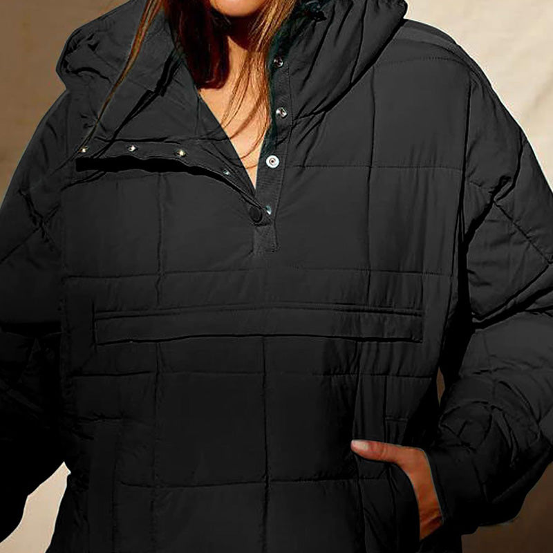🔥49% OFF🌟Warm loose hooded coat for women in winter