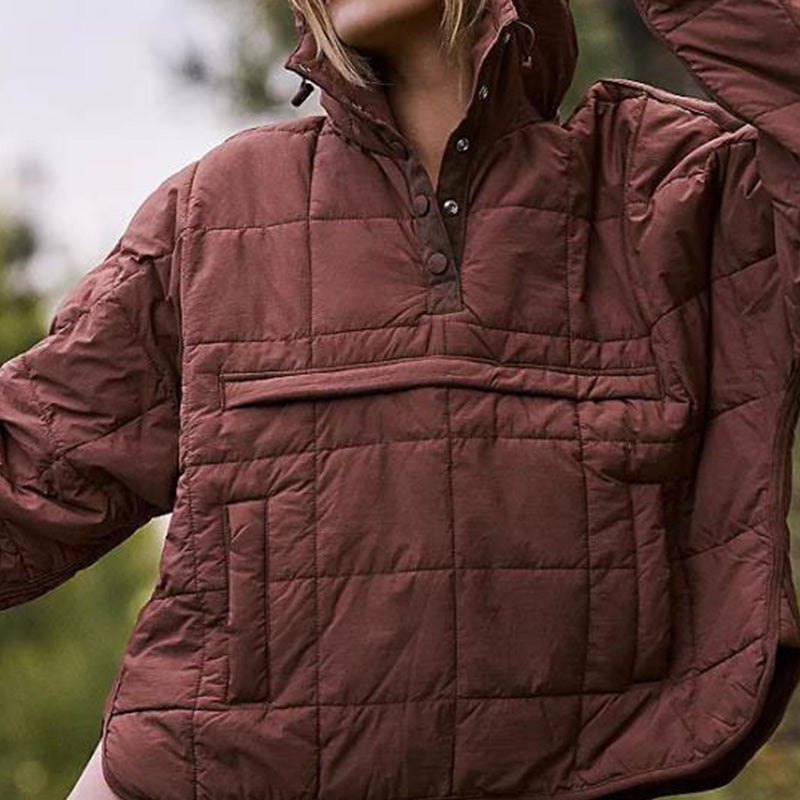 🔥49% OFF🌟Warm loose hooded coat for women in winter