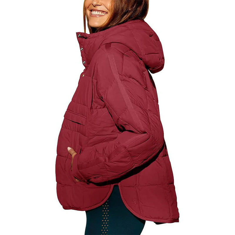 🔥49% OFF🌟Warm loose hooded coat for women in winter