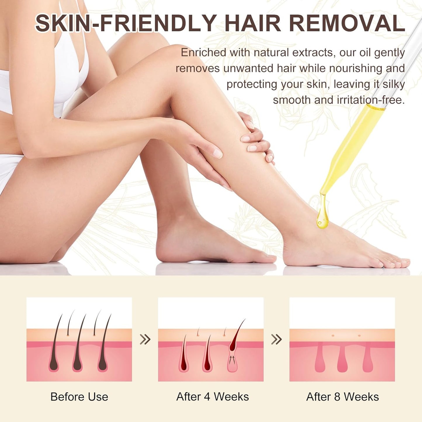 🏆Flash Sale⚡50K+ SOLD! Almost Gone💥All in One Hair Removal Essential Oil