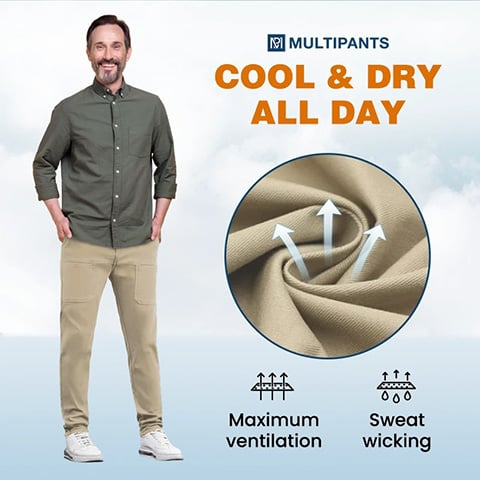🔥SCHÖNER SALE: 51 % RABATT🥰 MultiPants – strapazierfähige Cargohose mit hoher Elastizität und mehreren Taschen