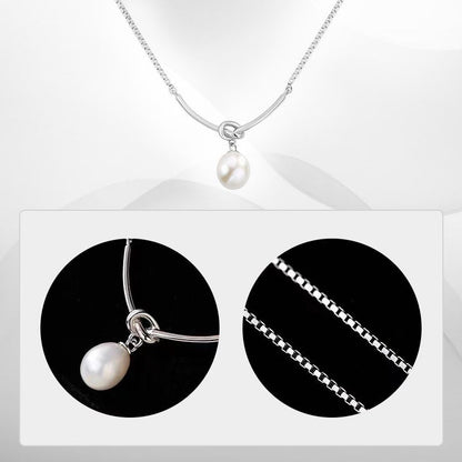 Premium Design Light Luxury Necklace with Pearl Pendant