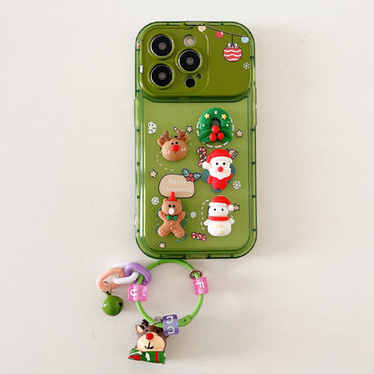 🎄Christmas Hot Sale 49% OFF🔥Christmas Tree Pendant Flip Mirror Case Cover For iPhone🎅
