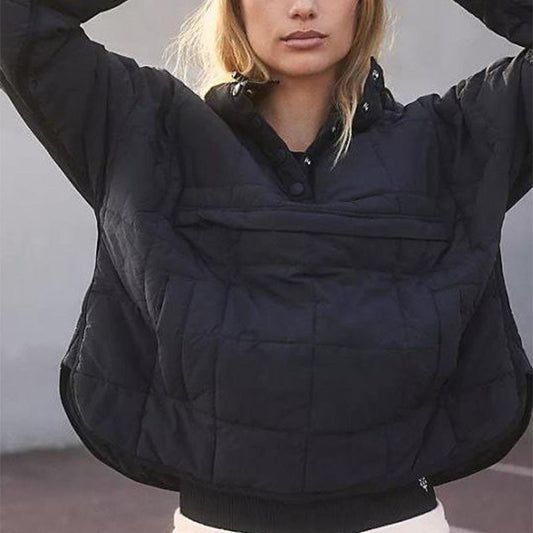 🔥49% OFF🌟Warm loose hooded coat for women in winter