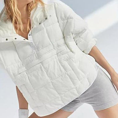 🔥49% OFF🌟Warm loose hooded coat for women in winter