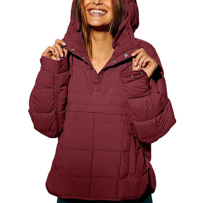 🔥49% OFF🌟Warm loose hooded coat for women in winter