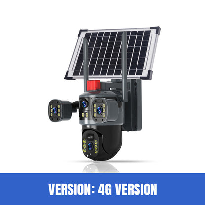 💥Neuer Sonderverkauf 2025🎥 Solar-Domekamera mit drei Objektiven und 360°-Auflösung✈️ Kostenloser Versand