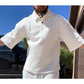 Men’s Casual Solid Color 2-Piece Set