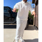 Men’s Casual Solid Color 2-Piece Set