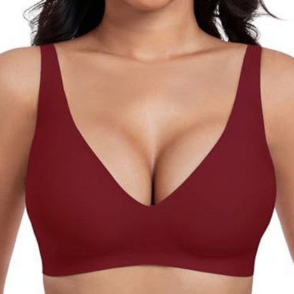 🍃Summer Hot Sale 49% OFF⏰Deep V Plunge Push-up Wirefree Seamless Bra