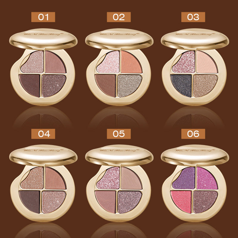 🔥New release in 2025🔥Hot Sale 50% OFF✨🔥4-Color Highly Pigmented Long-Lasting Eyeshadow Palette