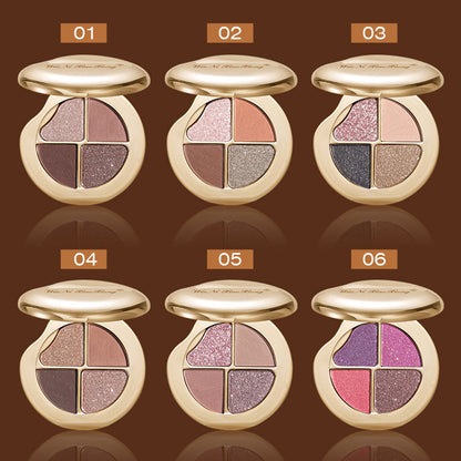 🔥New release in 2025🔥Hot Sale 50% OFF✨🔥4-Color Highly Pigmented Long-Lasting Eyeshadow Palette